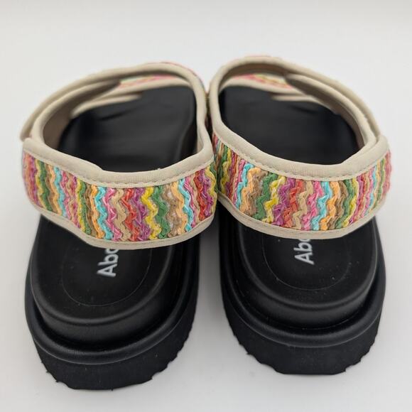 ABound Chance Platform Sandal Women's Yellow Clover Multi Size US10M EU41 - Picture 5 of 11